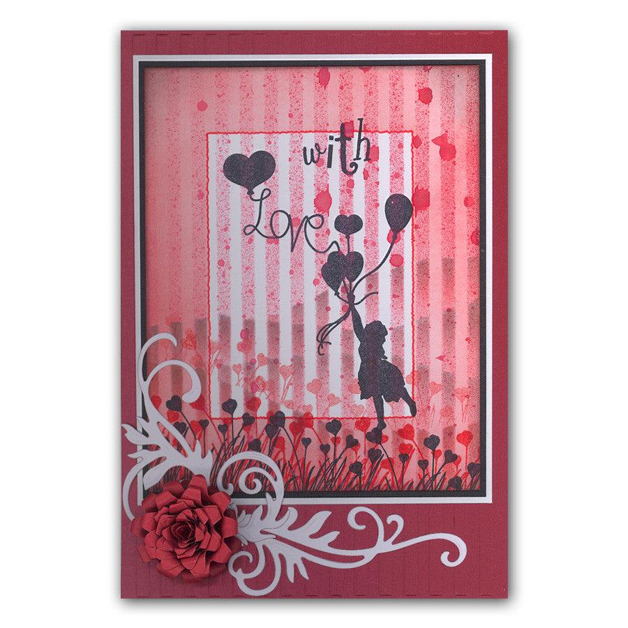 Love Is in the Air A6 Square Stamp Set