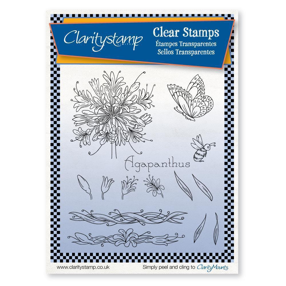 Jayne's Agapanthus A5 Stamp Set
