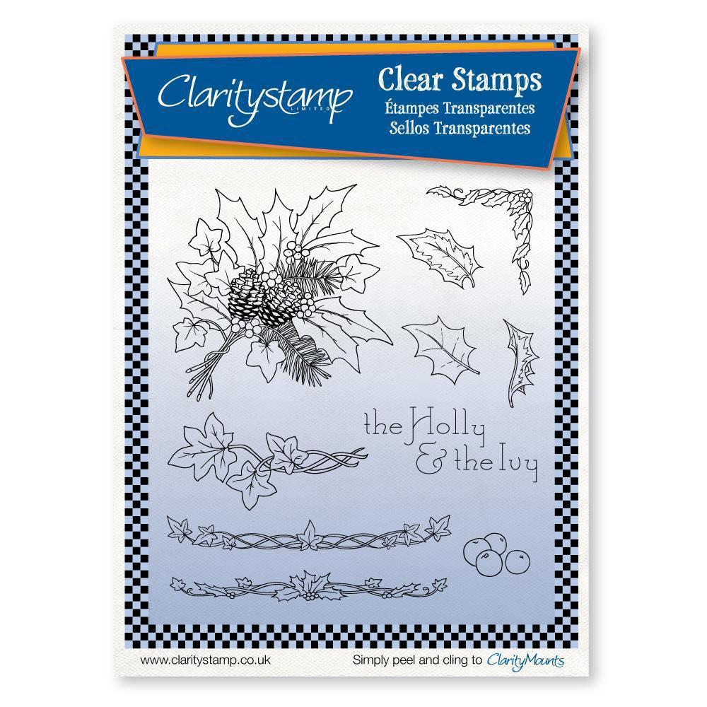 Jayne's Holly & Ivy A5 Stamp Set