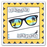Summer Shades A5 Square Stamp & Mask Set