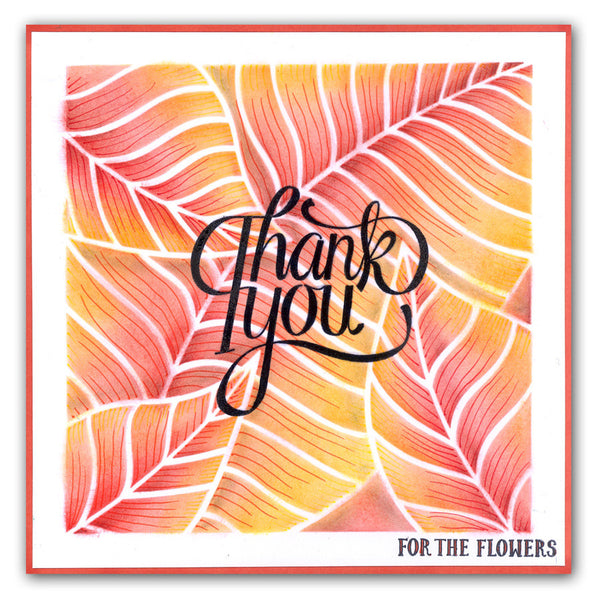 Thank You Sentiments A5 Stamp Set Claritystamp