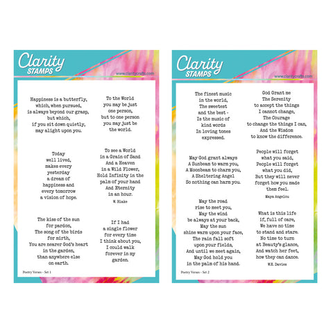 Barbara's Poetry Verses A5 Stamp Collection