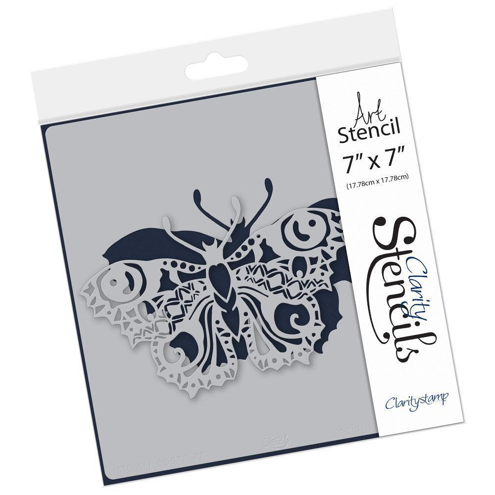 Filigraphy Butterfly 7" x 7" Stencil