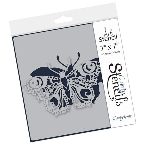 Filigraphy Butterfly 7" x 7" Stencil