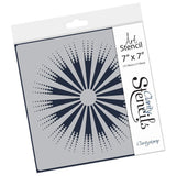 Sunshine 7" x 7" Stencil