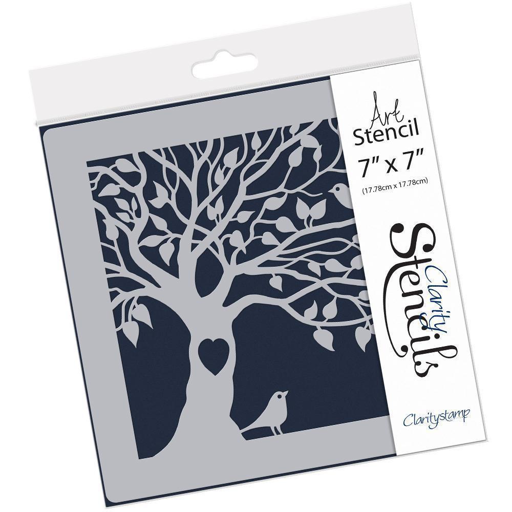 The Happy Couple 7" x 7" Stencil