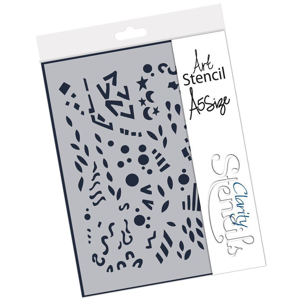 Confetti 1 A5 Stencil