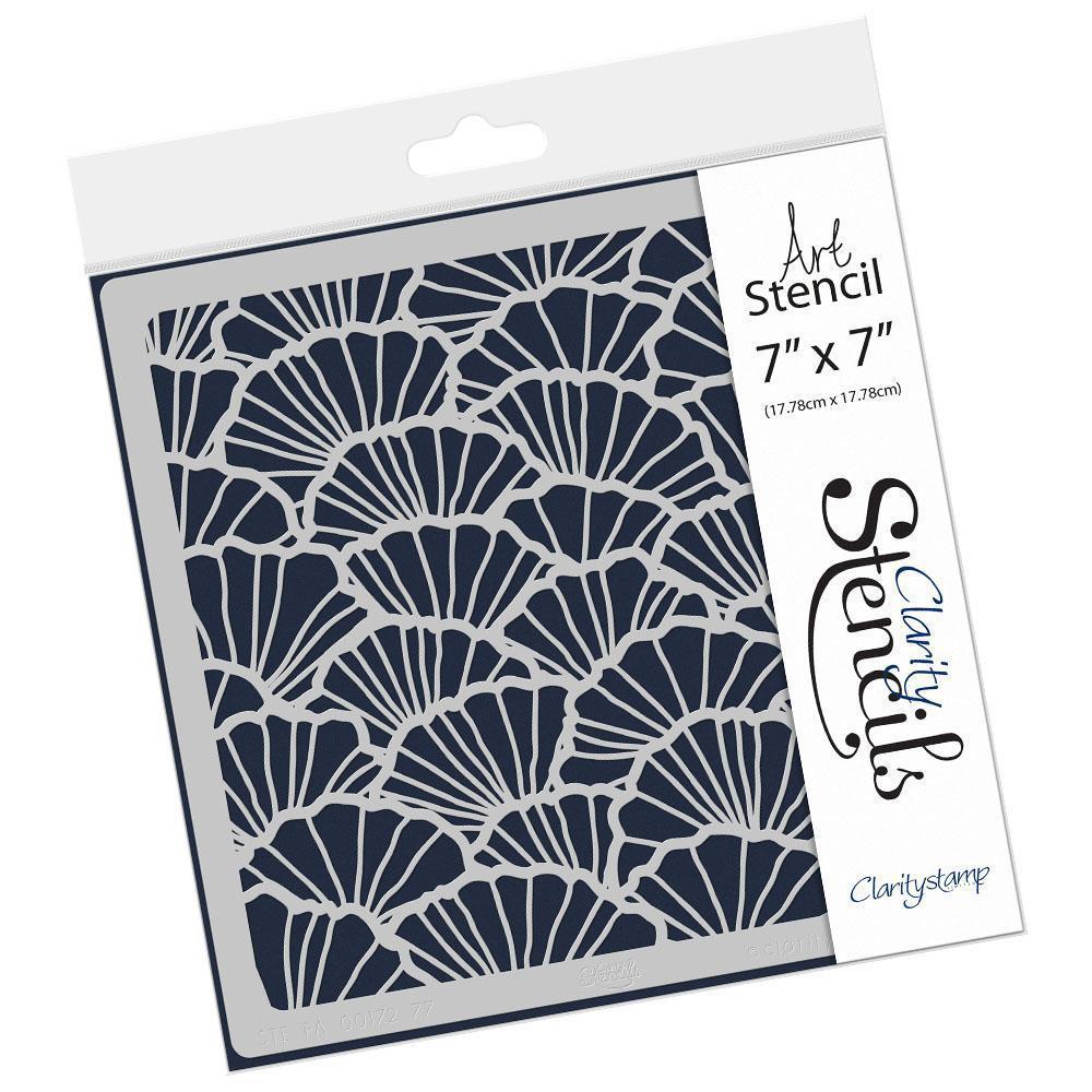 Ginkgo Pattern 7" x 7" Stencil