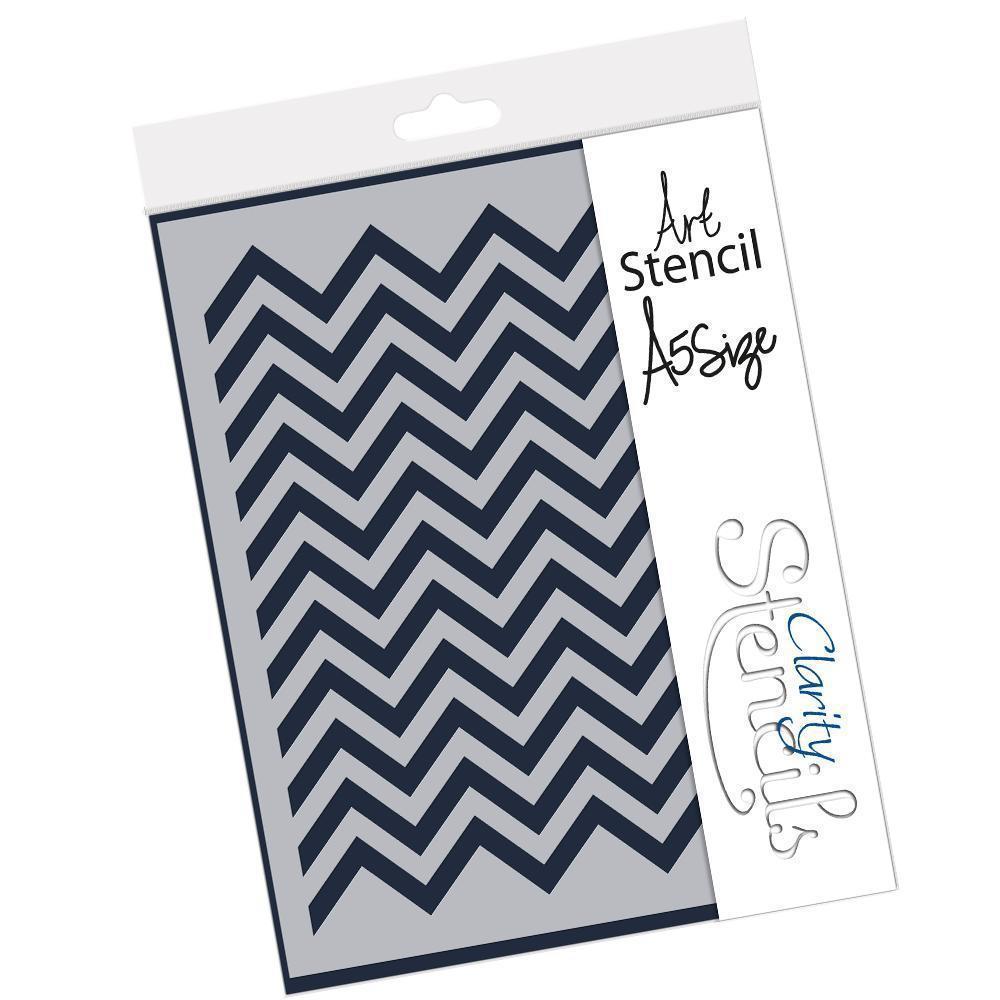 Zig Zag A5 Stencil
