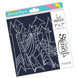 CLEARANCE Leonie's Arty Arrows 7" x 7" Frameless Stencil