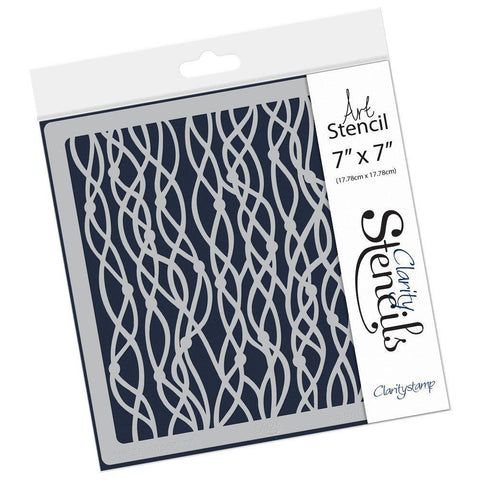 Seaweed 7" x 7" Stencil