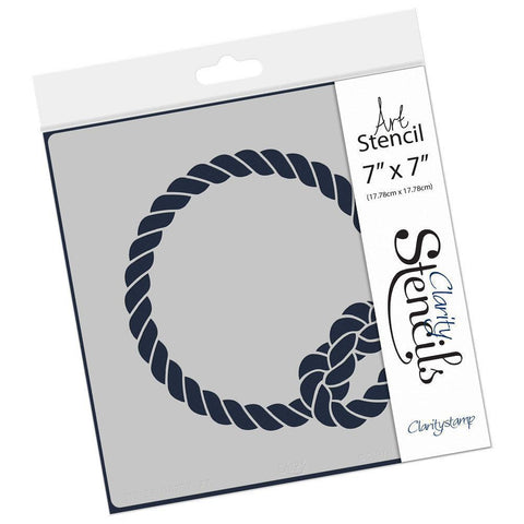 Rope Knot 7" x 7" Stencil