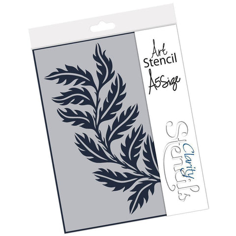 Leafy Strip A5 Stencil