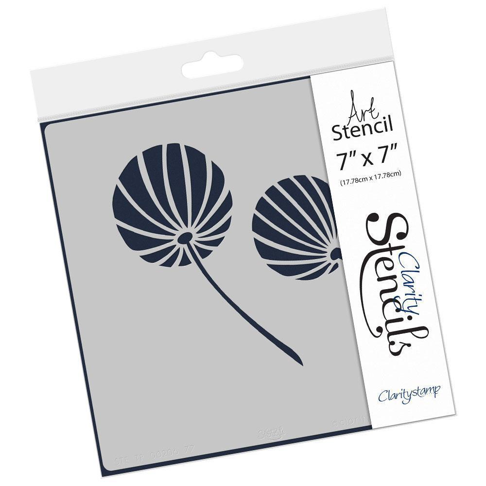 Lantern Pods 7" x 7" Stencil