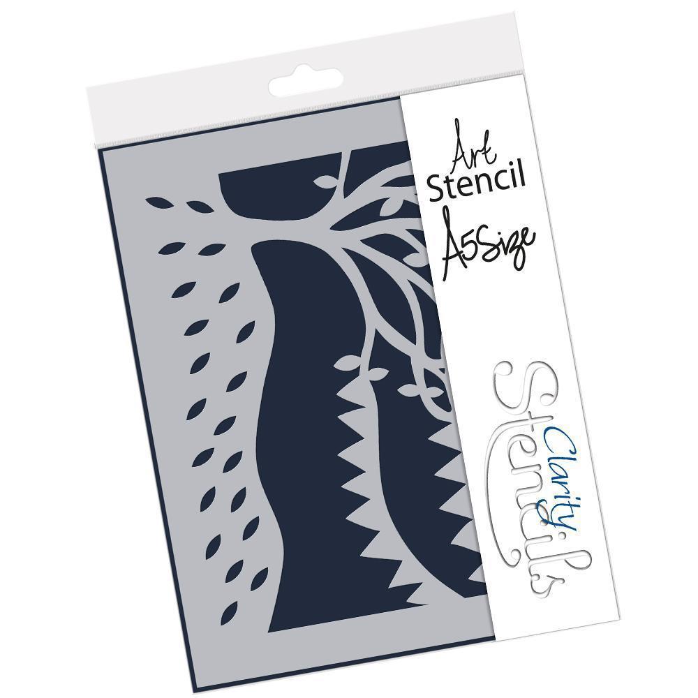 NDSC 11 Bunting Tree A5 Stencil