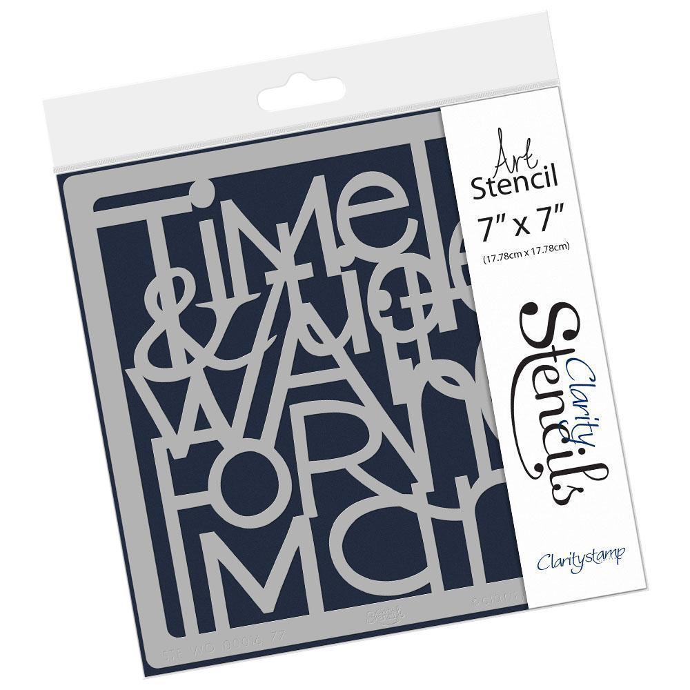 Time & Tide 7" x 7" Stencil