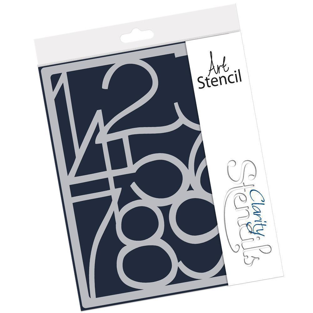 Numbers 9" x 11" Stencil