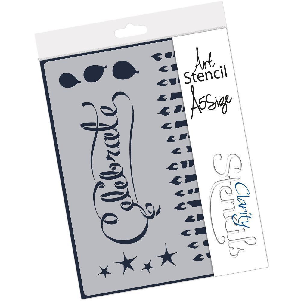 Celebrate A5 Stencil