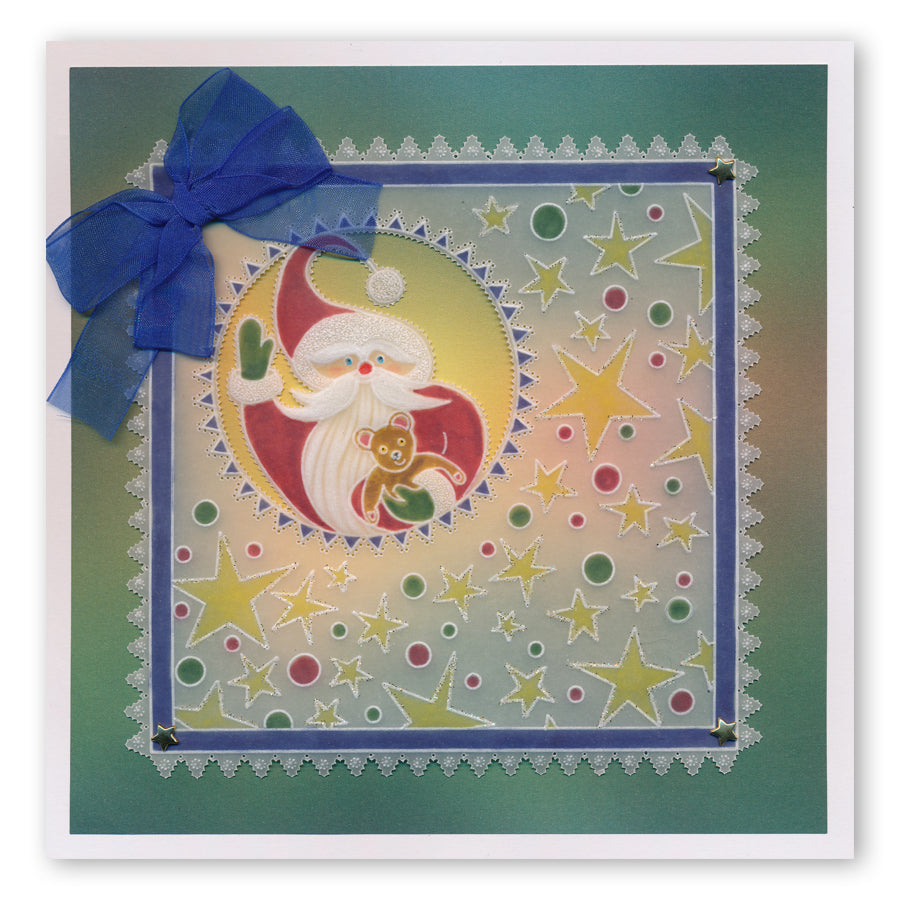 Christmas Rounds Collection A5 Square Groovi Plate Set