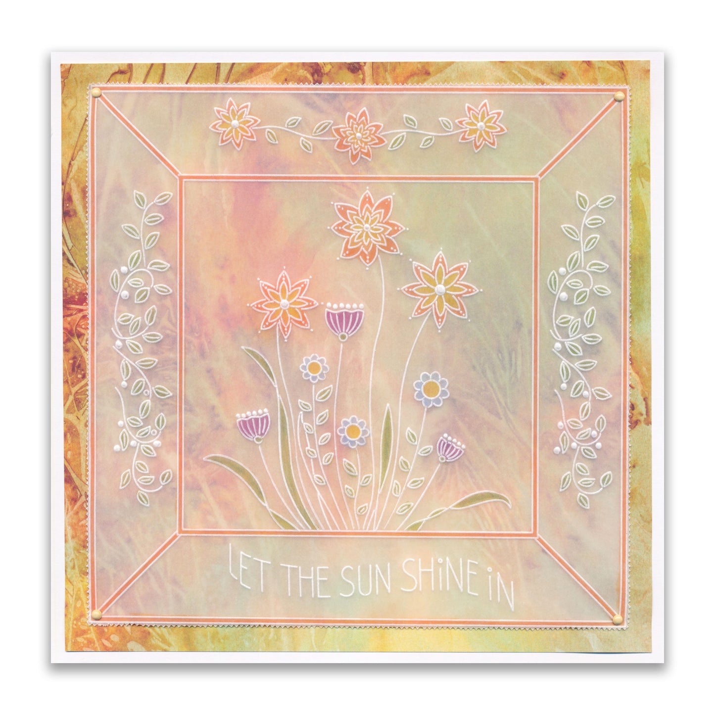 Barbara's SHAC Let the Sun Shine Doodle A5 Groovi Plate