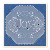 Large Snowflakes Duet A5 Square Groovi Plate & Grid Set