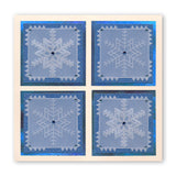Large Snowflakes A5 Square Groovi Plate