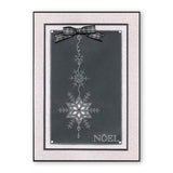 Small Snowflakes Duet A5 Square Groovi Plate & Grid Set