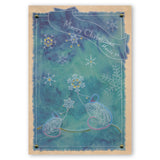 Large Snowflakes Duet A5 Square Groovi Plate & Grid Set