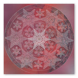 Large Snowflakes Duet A5 Square Groovi Plate & Grid Set