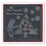Large Snowflakes Duet A5 Square Groovi Plate & Grid Set