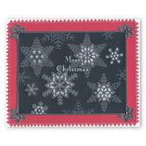 Small Snowflakes A5 Square Groovi Plate