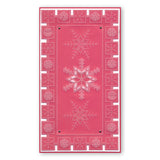 Small Snowflakes Duet A5 Square Groovi Plate & Grid Set