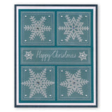 Large Snowflakes A5 Square Groovi Plate