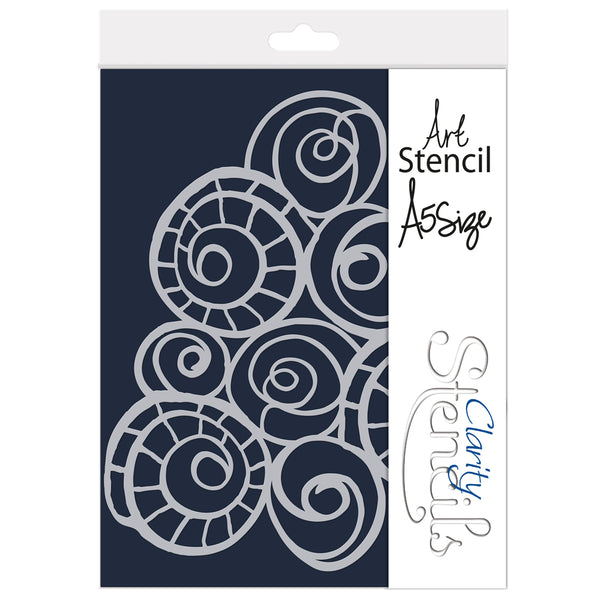 Sam's Spiral A5 Frameless Stencil – Claritystamp