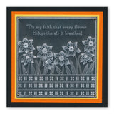 Spring Bouquet A5 Square Groovi Plate