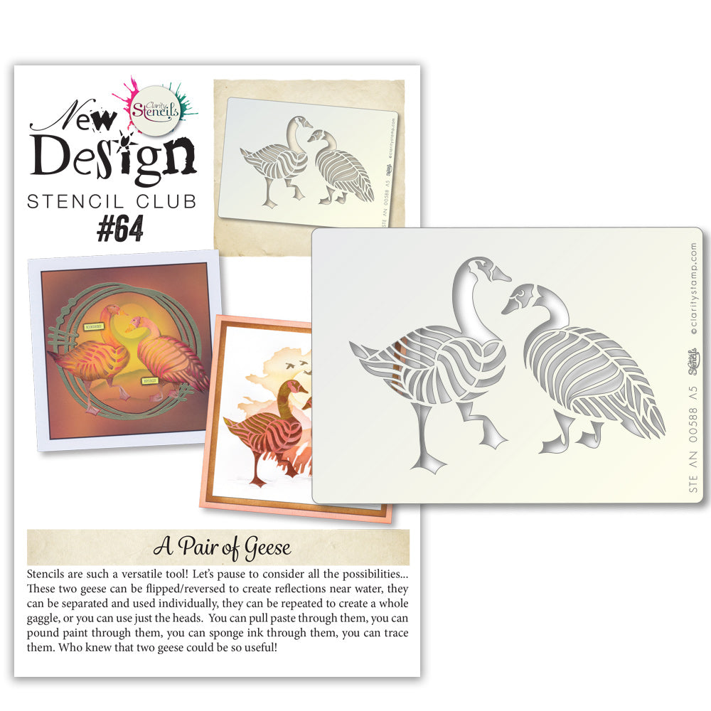 New Design Stencil Club Back Issue - 64 - Geese