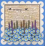 Stone Wall 7" x 7" Stencil