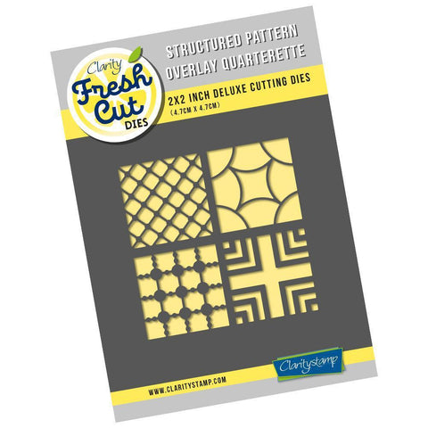 Structured Pattern Overlay Quarterette - Aperture Clarity Fresh Cut Die