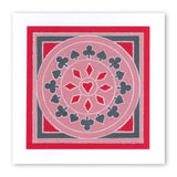Suits of Cards A6 Square Groovi Baby Plate Set
