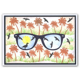 Summer Shades A5 Square Stamp & Mask Set