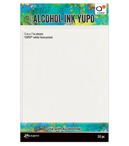 Alcohol Ink Yupo Heavystock Card x10
