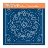 Tina's Teardrop Embroidery A5 Square Groovi Plate