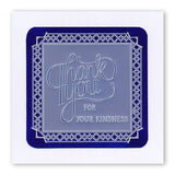 Thank You A5 Square Groovi Plate