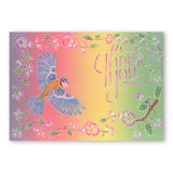 Ribbon Sentiments A5 Square Groovi Plate Set