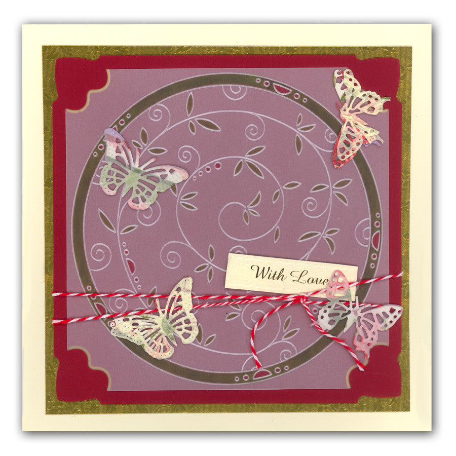 Sprig Swirl A5 Square Groovi Plate