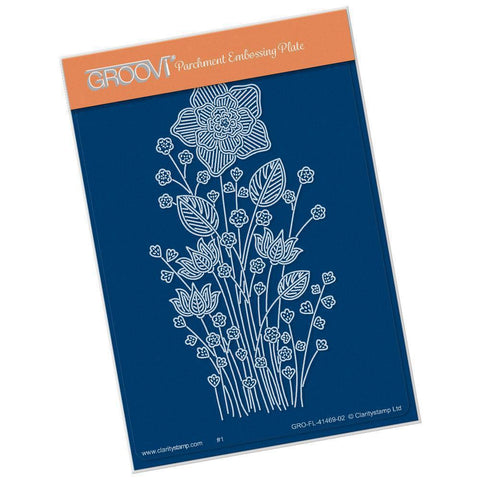 Tina's Daffodil Spray A6 Groovi Plate