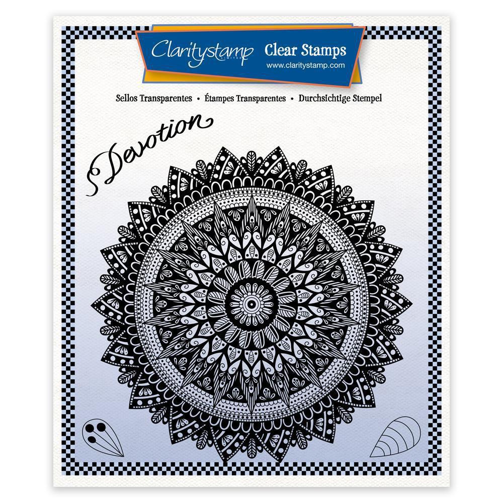 CLEARANCE Tina's Devotion Mandala A5 Square Stamp Set