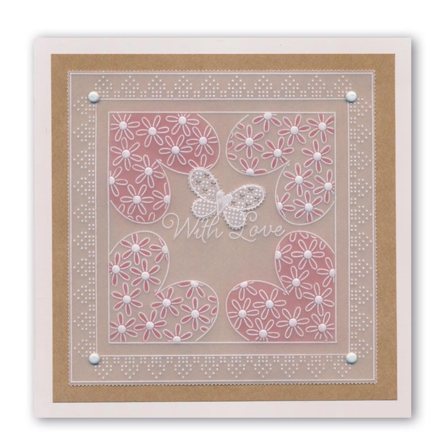 Tina's Garden Flourish A6 Square Groovi Baby Plate