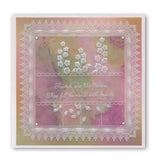 Tina's Floral Panel A6 Square Groovi Baby Plate