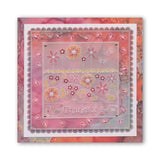 Tina's Floral Petites Collection A6 Square Groovi Baby Plates & Spacers Set
